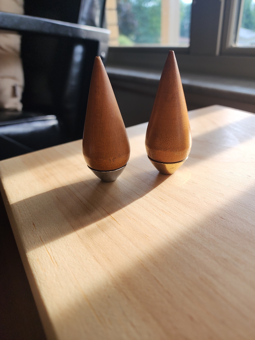 Vintage MCM Danish Modern Conical Teak Salt & Pepper Shakers – P.J. Østergaard
